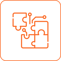 Tech-themed puzzle design